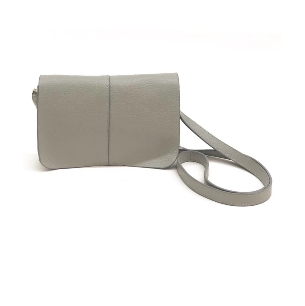 NWT btb LA Leather Gray Kelly Crossbody Bag
